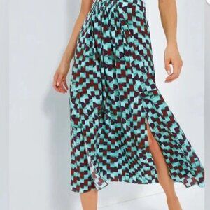 NWT Hunter Bell Subway Tile Tucker Skirt size XL